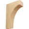 Ekena Millwork 3 1/2"W x 8"D x 12"H Clarksville Bracket, Red Oak BKTW04X08X12CVRO - alternate 1